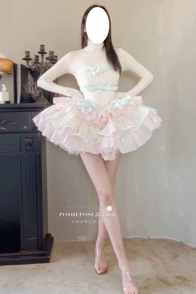 Poshepose Mint Cat Petticoat Dress Formal Dress