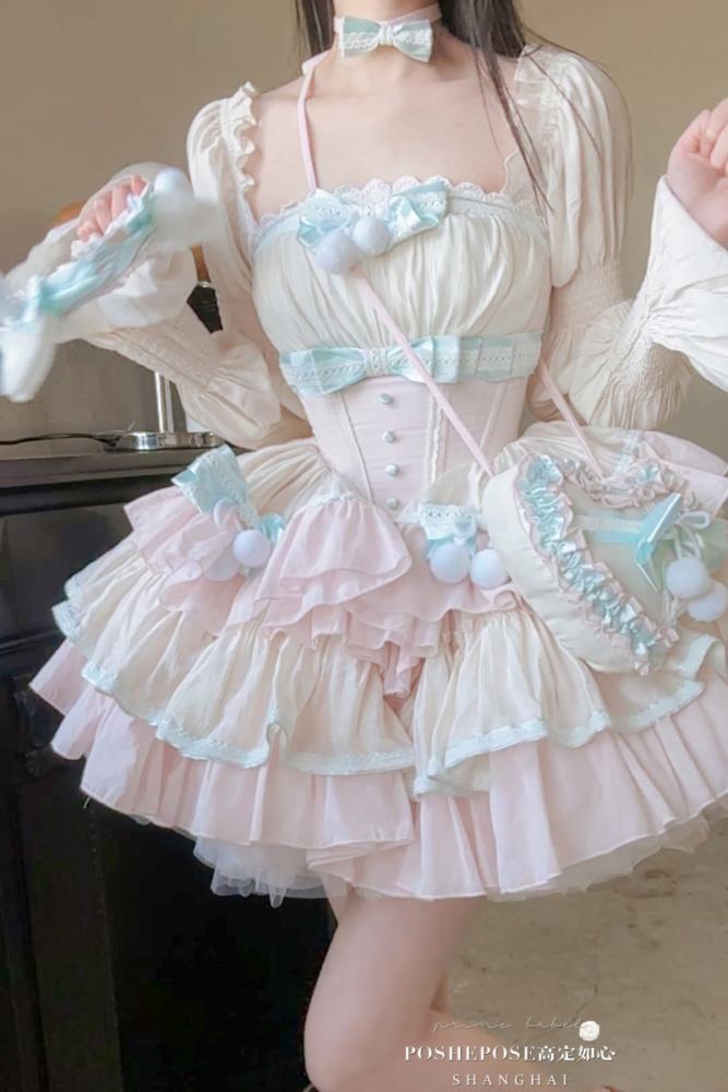 Poshepose Mint Cat Petticoat Dress Formal Dress