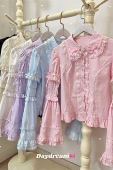 Retro Bow Lace Extended Sleeve