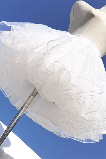35cm/48cm Plus Size Friendly Organza Lolita Petticoat 48cm and 35cm