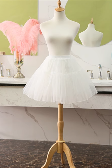 45cm Daily Wear A-shaped Glass Yarn Lolita Petticoat