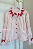 Retro Bow Lace Long and Short Sleeve Blouse