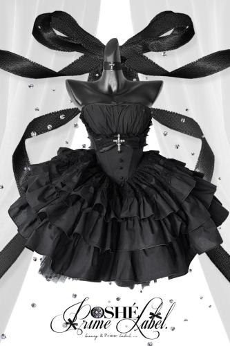 Poshepose Black Idol Spirit of Gothic Formal Dress