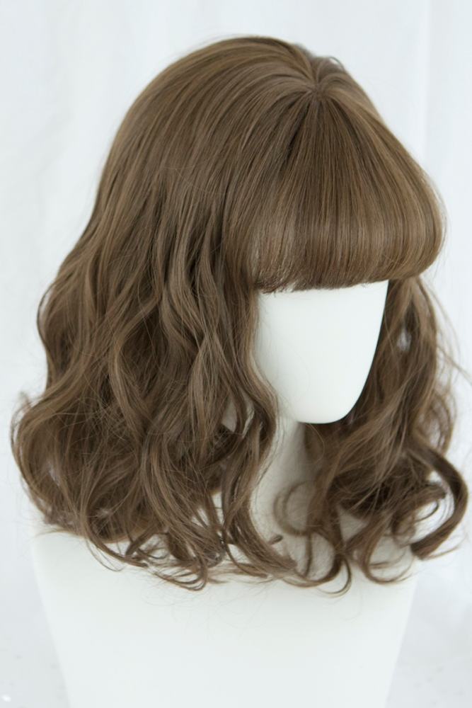 Brightlele Angel Doll Curly Short Lolita Wig