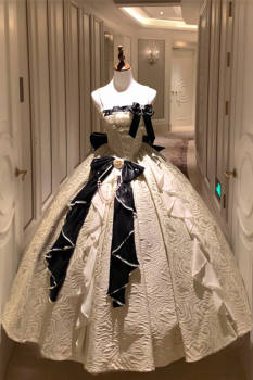 Crowns of Moon Hime Lolita Dress, Long Princess Formal Dress