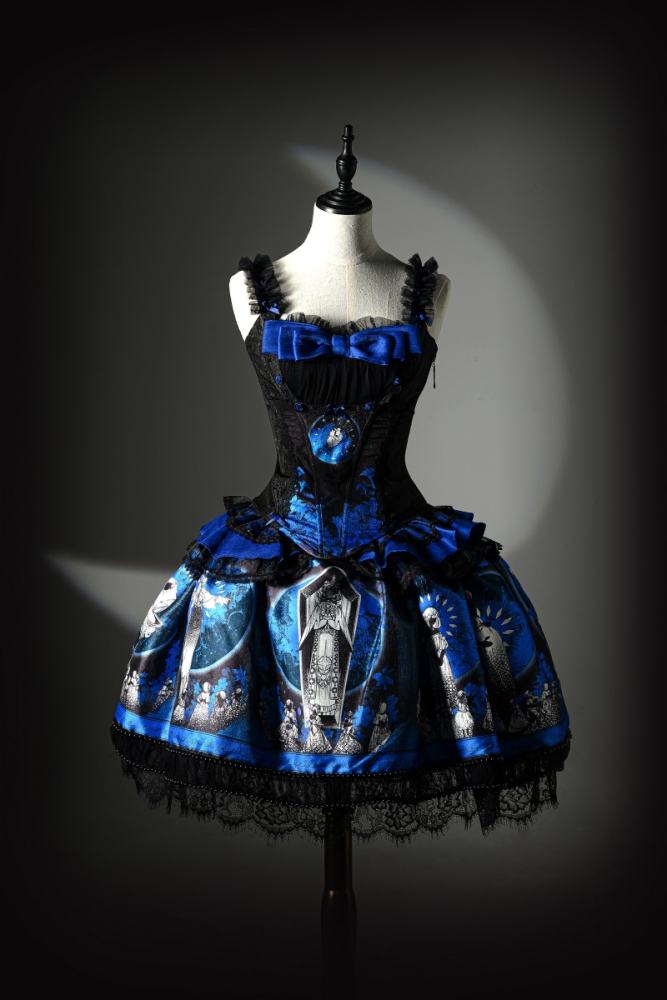 Darkmoon Corridor Plus Size Gothic Lolita Top Skirt