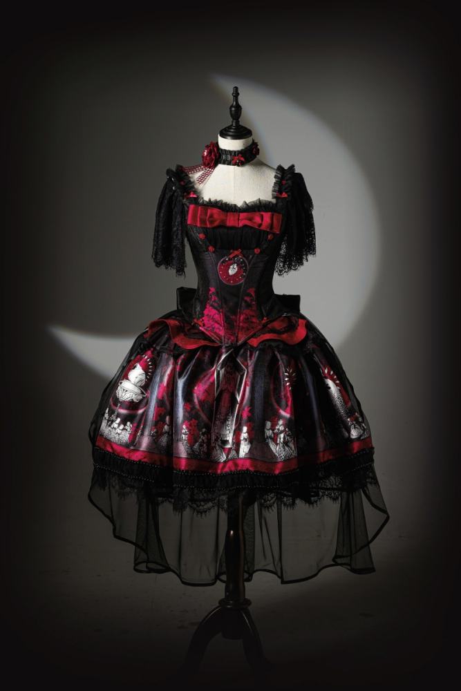 Darkmoon Corridor Plus Size Gothic Lolita Top Skirt
