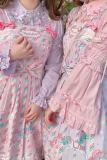 Retro Bow Lace Extended Sleeve