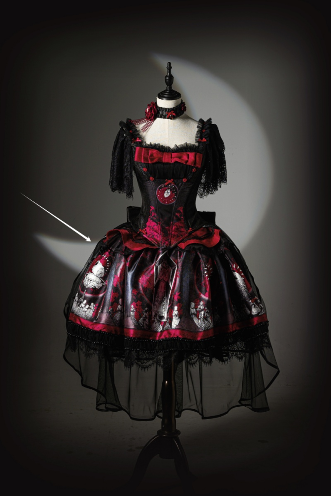 Darkmoon Corridor Plus Size Gothic Lolita Top Skirt