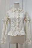 Retro Bow Lace Extended Sleeve