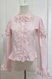 Retro Bow Lace Extended Sleeve