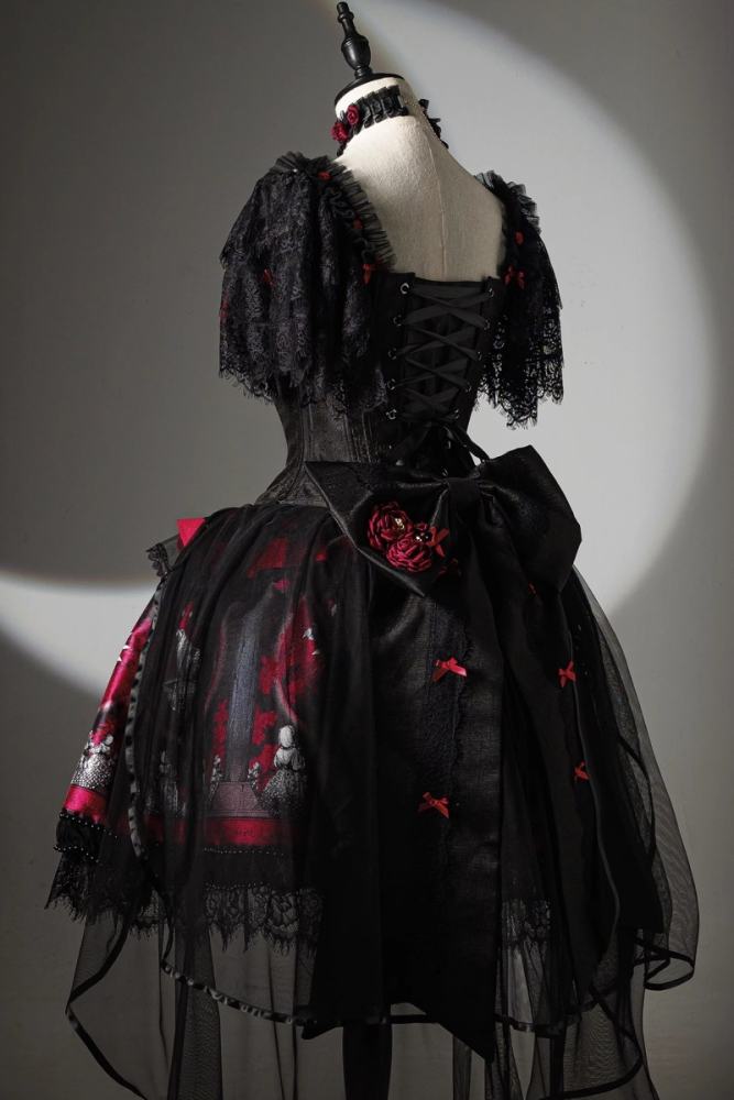 Darkmoon Corridor Plus Size Gothic Lolita Top Skirt