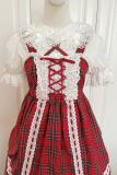 Retro Bow Lace Long and Short Sleeve Blouse