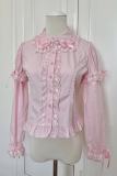 Retro Bow Lace Extended Sleeve