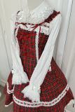 Retro Bow Lace Long and Short Sleeve Blouse