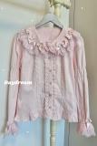 Retro Bow Lace Long and Short Sleeve Blouse
