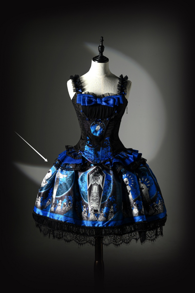 Darkmoon Corridor Plus Size Gothic Lolita Top Skirt