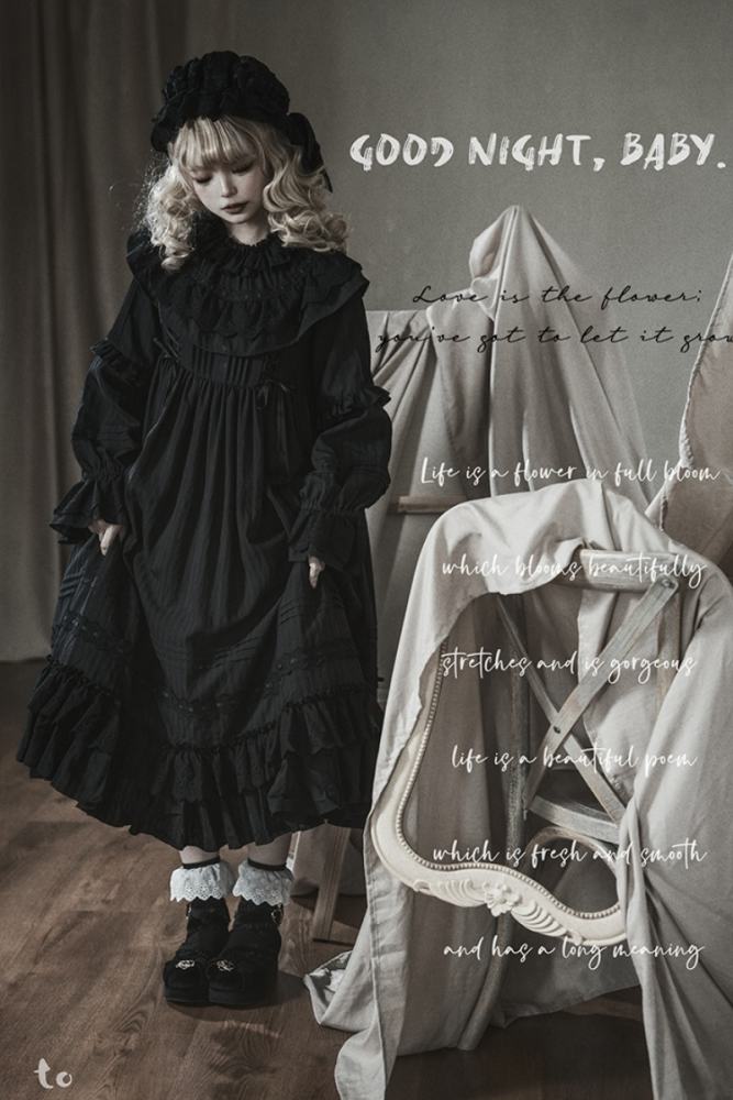 Good Night Kuro Shiro Lolita Gothic Accessories