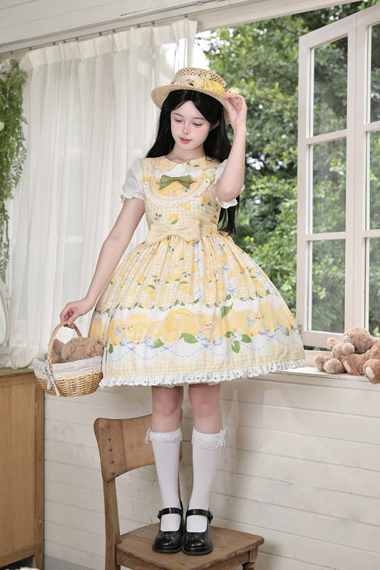 Miss Point Lemon Chicks Spring Summer Lolita JSK