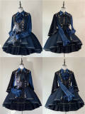 Law of Fallen Moon Military Lolita Skirt, Coat, Blouse and Accessories