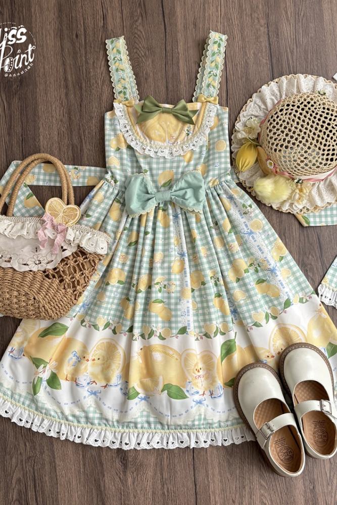 Miss Point Lemon Chicks Spring Summer Lolita JSK