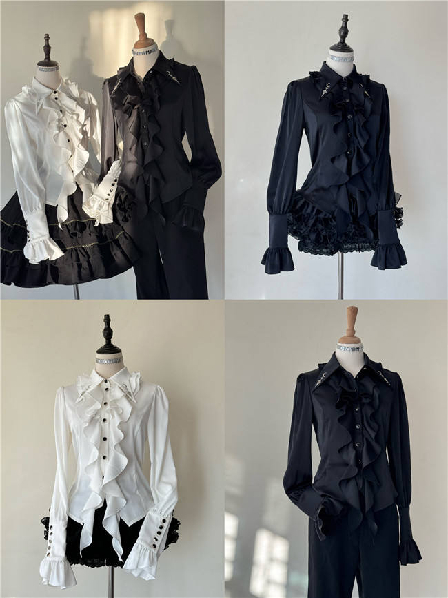 Law of Fallen Moon Military Lolita Skirt, Coat, Blouse and Accessories