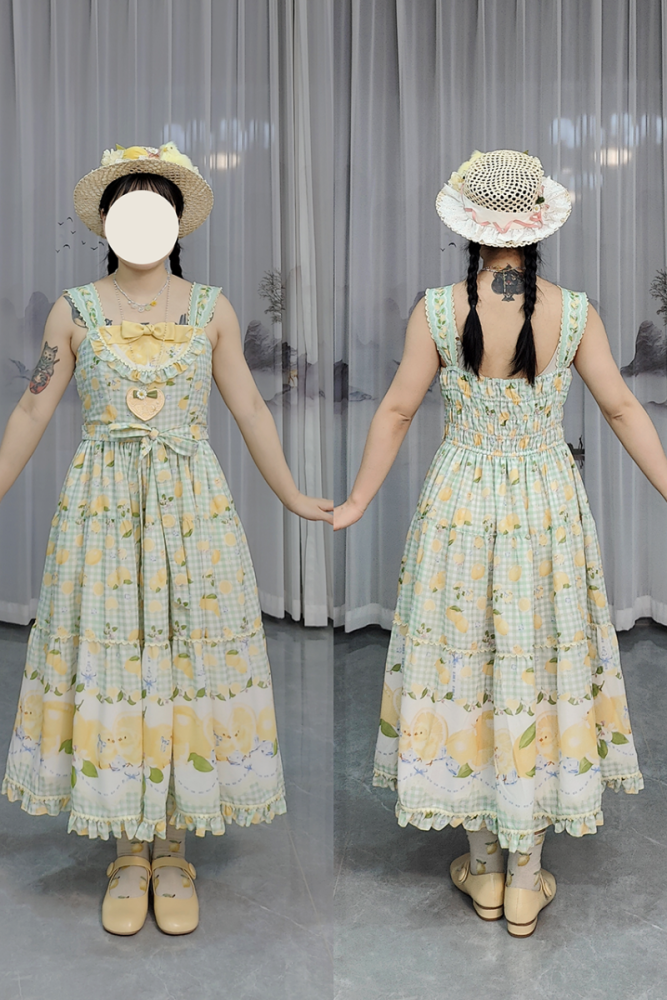 Miss Point Lemon Chicks Spring Summer Lolita JSK