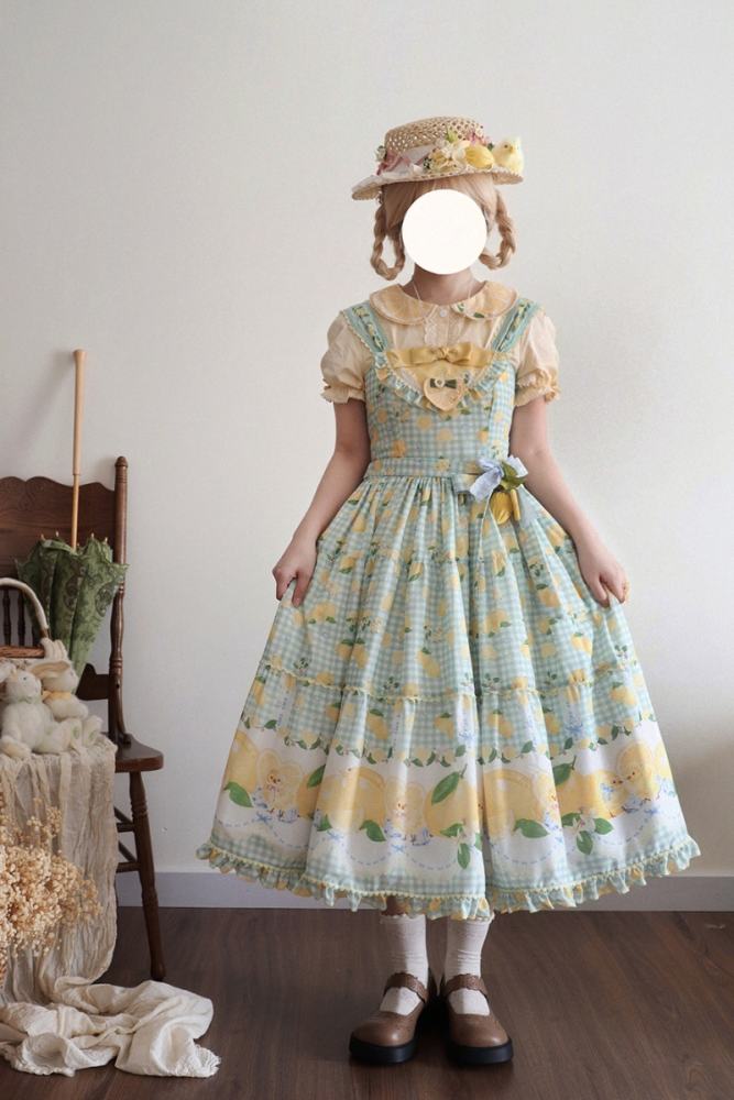 Miss Point Lemon Chicks Spring Summer Lolita JSK