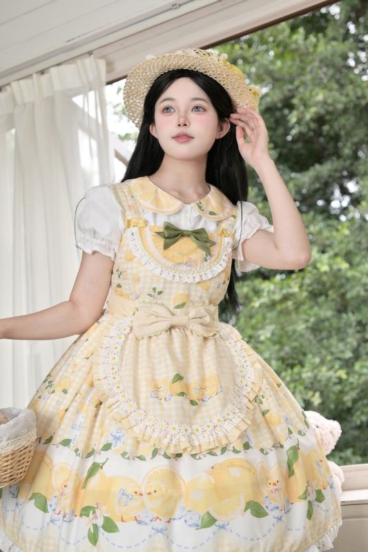 Miss Point Lemon Chicks Spring Summer Lolita JSK