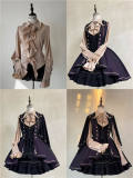 Law of Fallen Moon Military Lolita Skirt, Coat, Blouse and Accessories