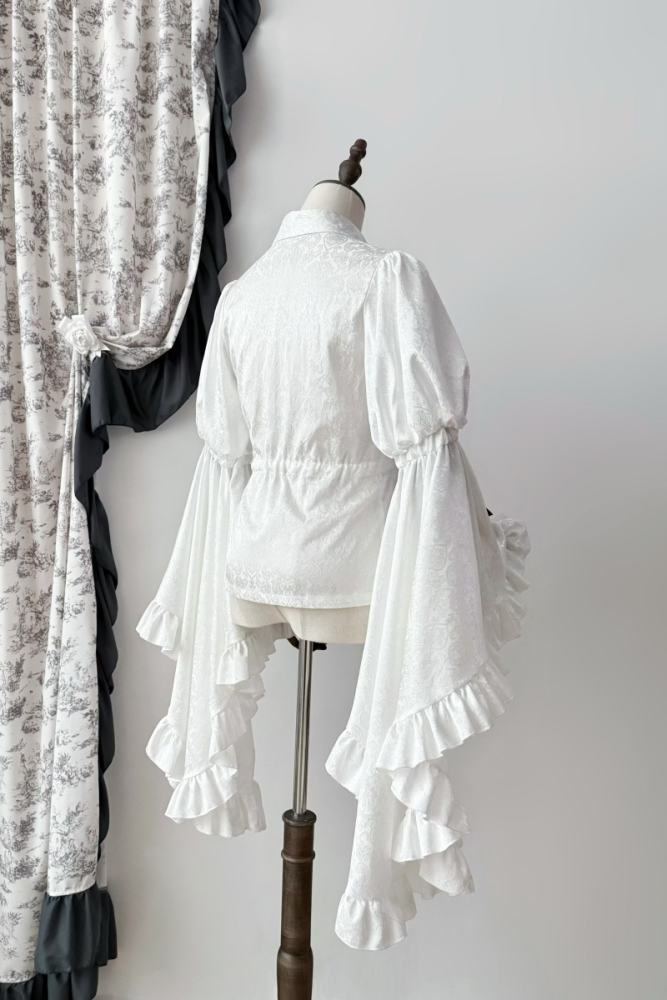 The Muppet Moon Stream Ruffles Victorian Lolita Blouse