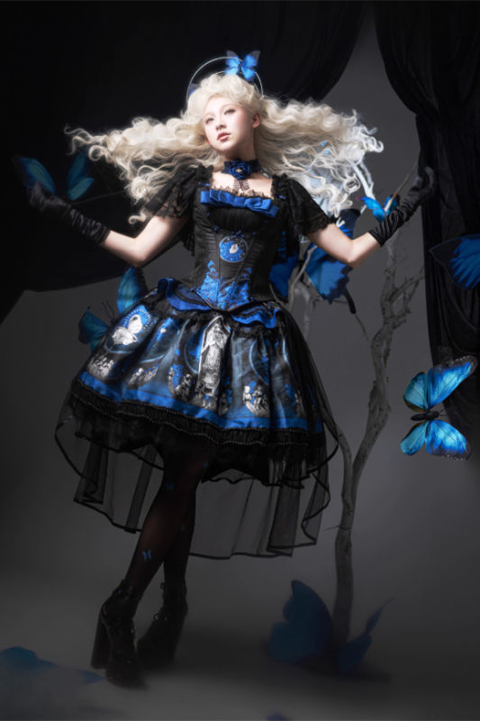 Darkmoon Corridor Plus Size Gothic Lolita Top Skirt