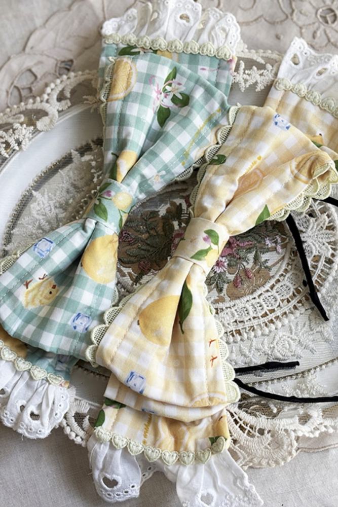 Miss Point Lemon Chicks Spring Summer Lolita Accessories