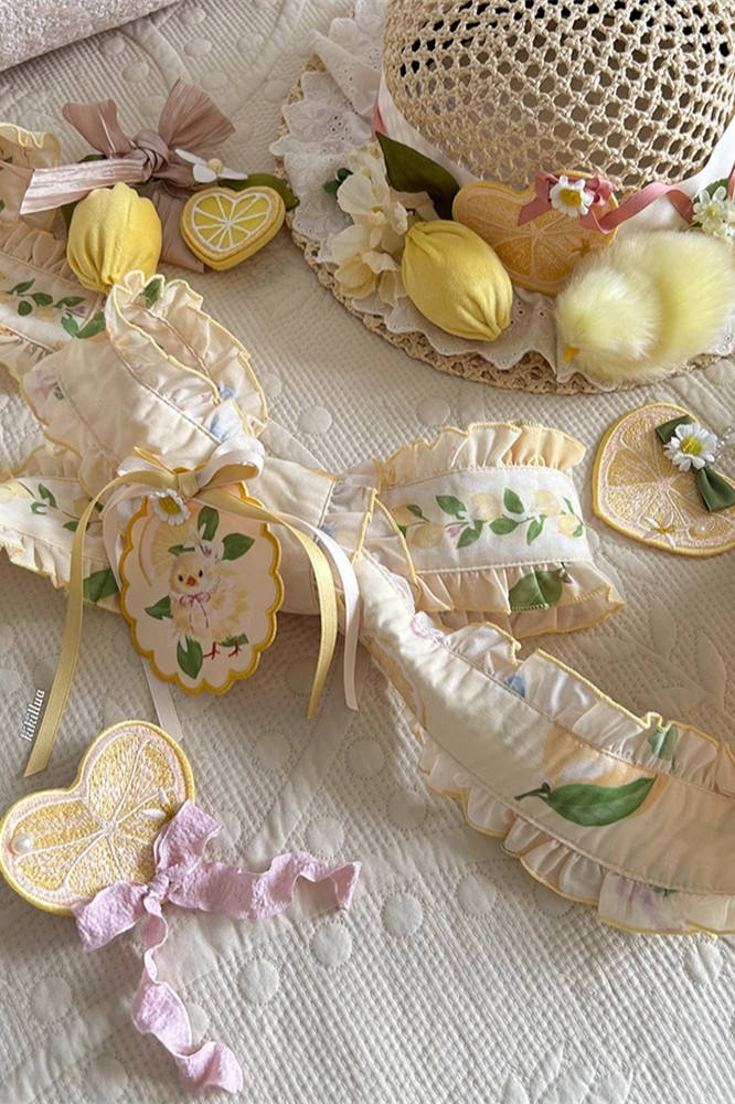 Miss Point Lemon Chicks Spring Summer Lolita Accessories