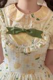 Lemon Chicks Spring Summer Lolita Vest Blouse Underskirt
