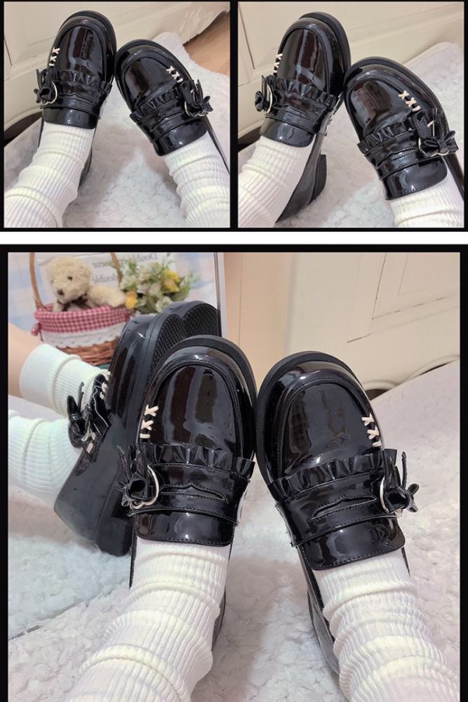 Sweetheart Uniform Low Heels Lolita Shoes