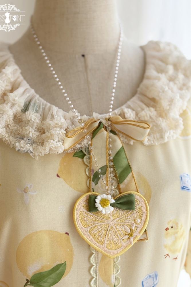 Miss Point Lemon Chicks Spring Summer Lolita Accessories