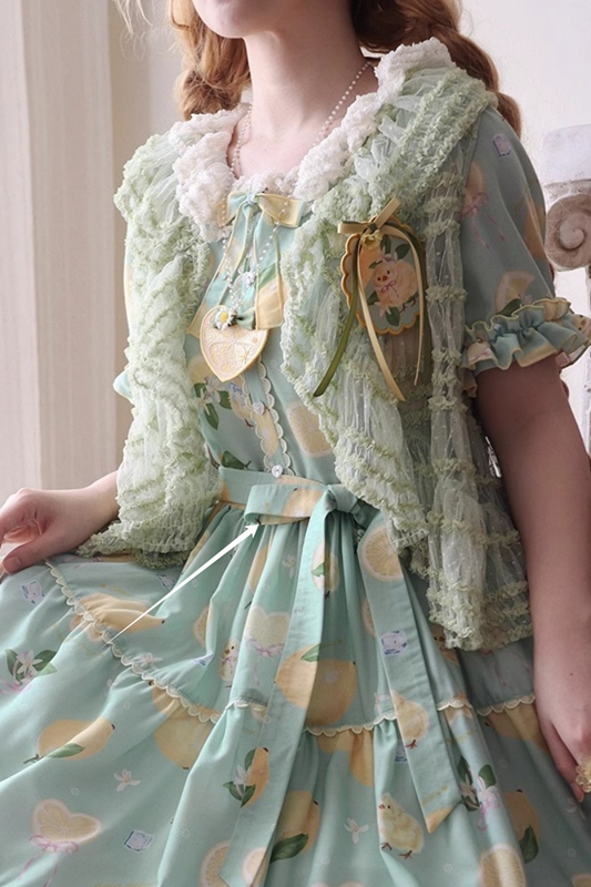 Miss Point Lemon Chicks Spring Summer Lolita Accessories