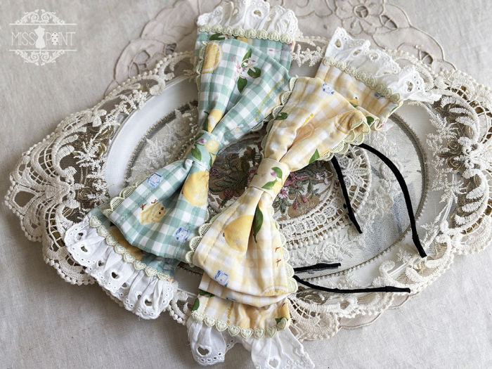 Miss Point Lemon Chicks Spring Summer Lolita Accessories