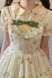 Lemon Chicks Spring Summer Lolita Vest Blouse Underskirt