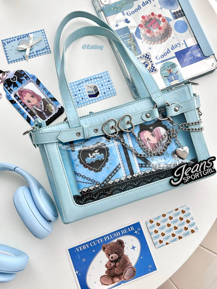 Morning Glory Heart Chain Ita Bag Lolita Handbag
