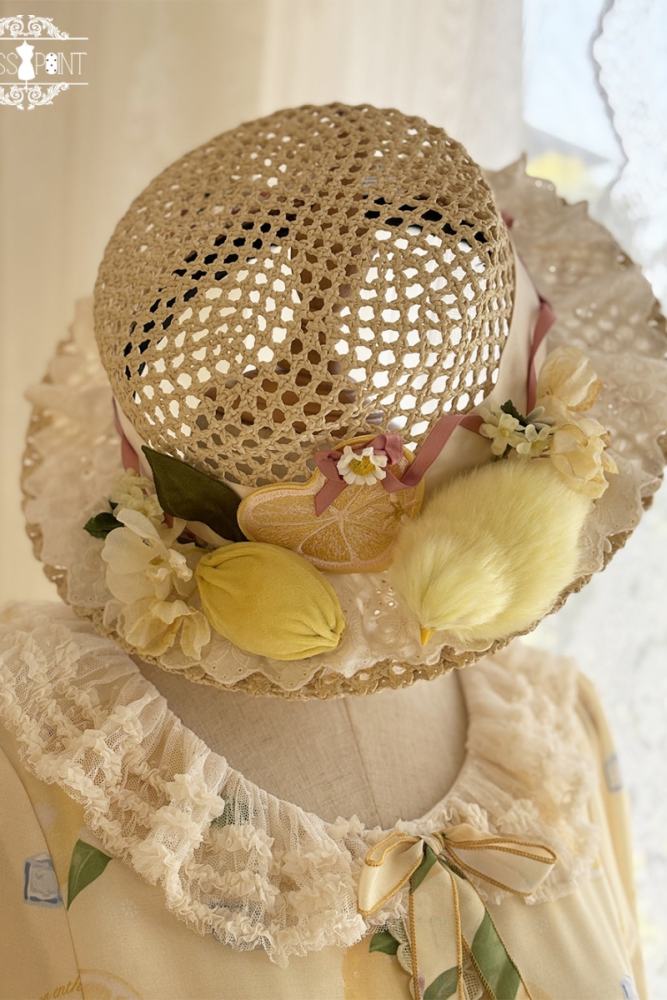 Miss Point Lemon Chicks Spring Summer Lolita Accessories