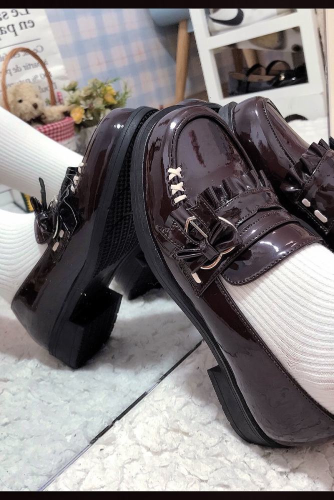 Sweetheart Uniform Low Heels Lolita Shoes