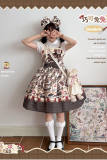 Chocolate Rabbit Brown Lolita JSK Accessories