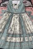 Porcelain Hearts Paint Dreams Blue Lolita JSK SK Accessories