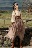 Wasteland Style Sunset Yellow Sand Set Lolita Dress