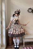 Chocolate Rabbit Brown Lolita JSK Accessories
