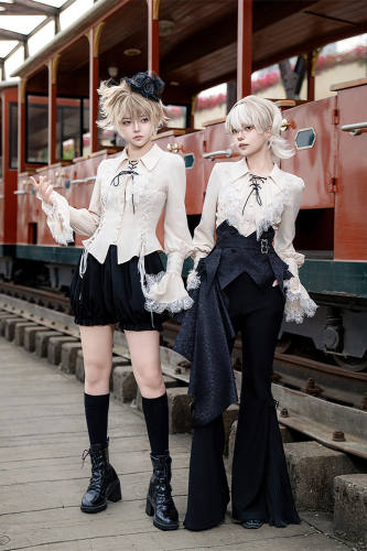 Withpuji Gold Hunter Victorian Set Ouji Fashion