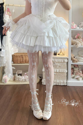 Roji Cross Covenant White Spring Summer Lolita Tights