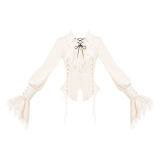 Withpuji Gold Hunter Victorian Blouse Pants Ouji Fashion